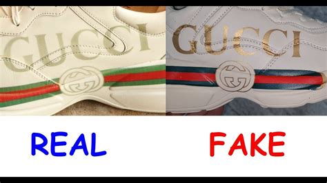 gucci rhyton real vs fake|gucci rhyton shoes gg pattern.